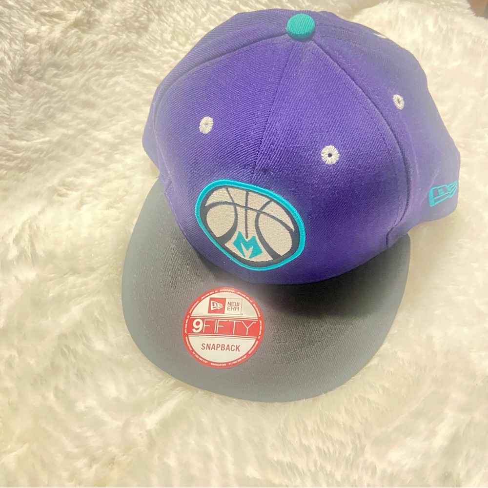 Milwaukee Bucks New Era Purple and Gray Snapback Basketball Cap